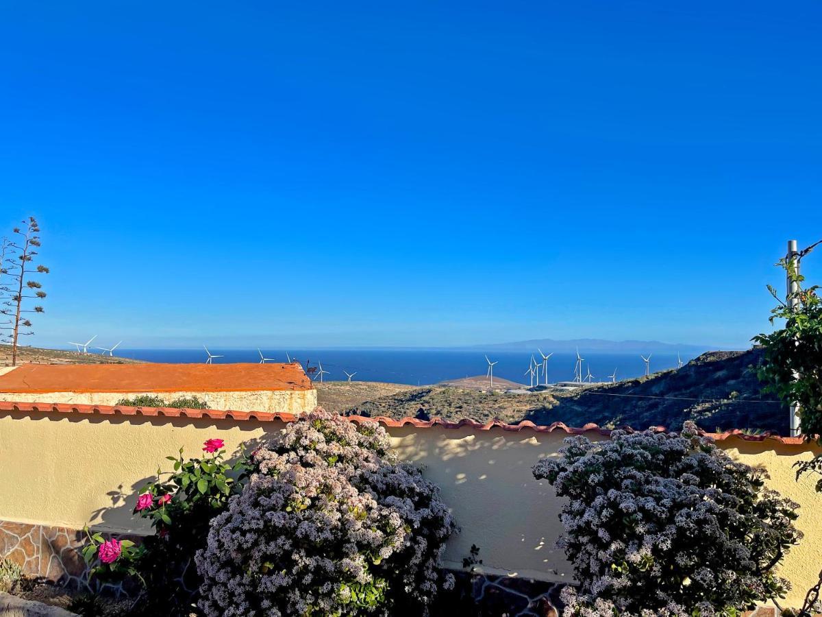 Villa Exquisite Rural House With Garden, Pool And Sea Views Arico Viejo Esterno foto