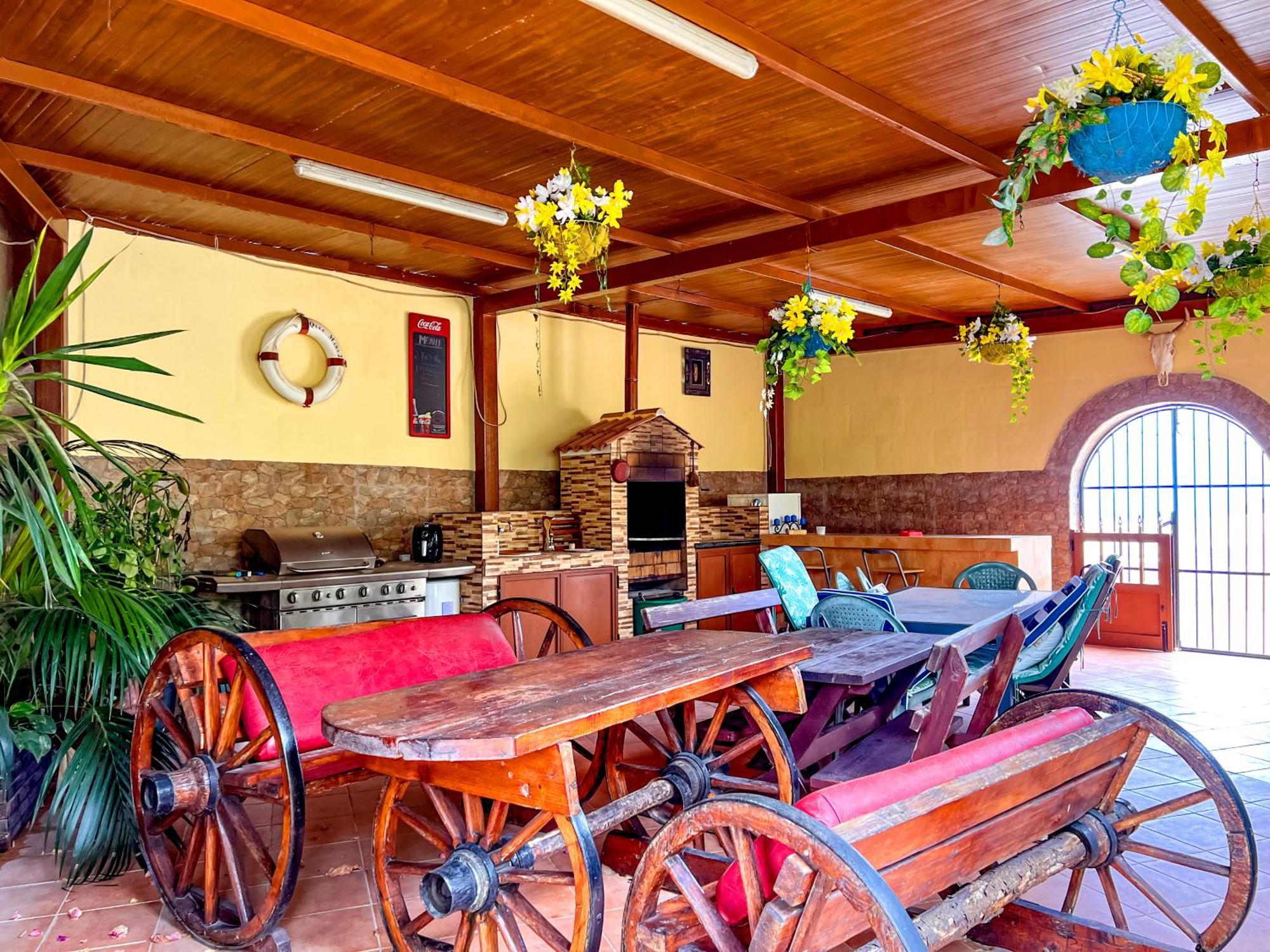 Villa Exquisite Rural House With Garden, Pool And Sea Views Arico Viejo Esterno foto