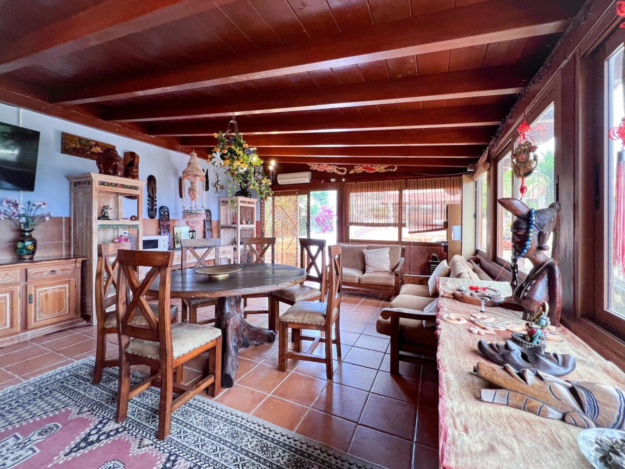 Villa Exquisite Rural House With Garden, Pool And Sea Views Arico Viejo Esterno foto
